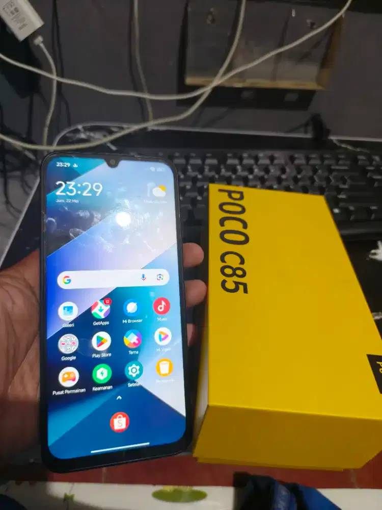 Poco c85 ram 8/256 fullset no minus