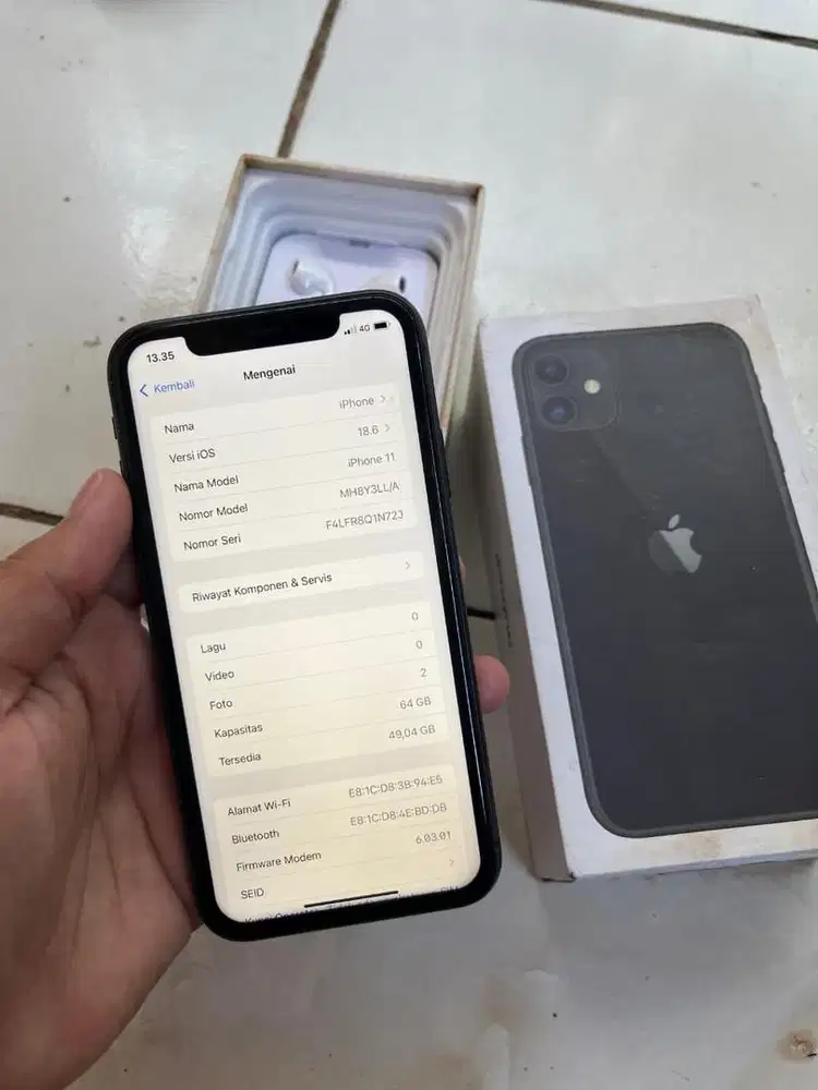 iphone 11 64GB inter all operator fullset