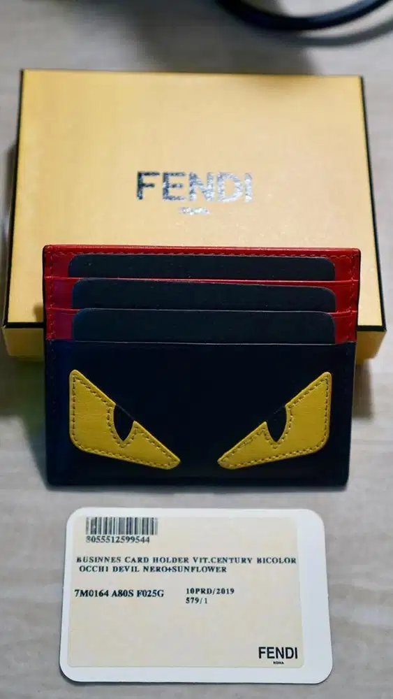 Fendi Monster Card Holder (Seperti Baru)