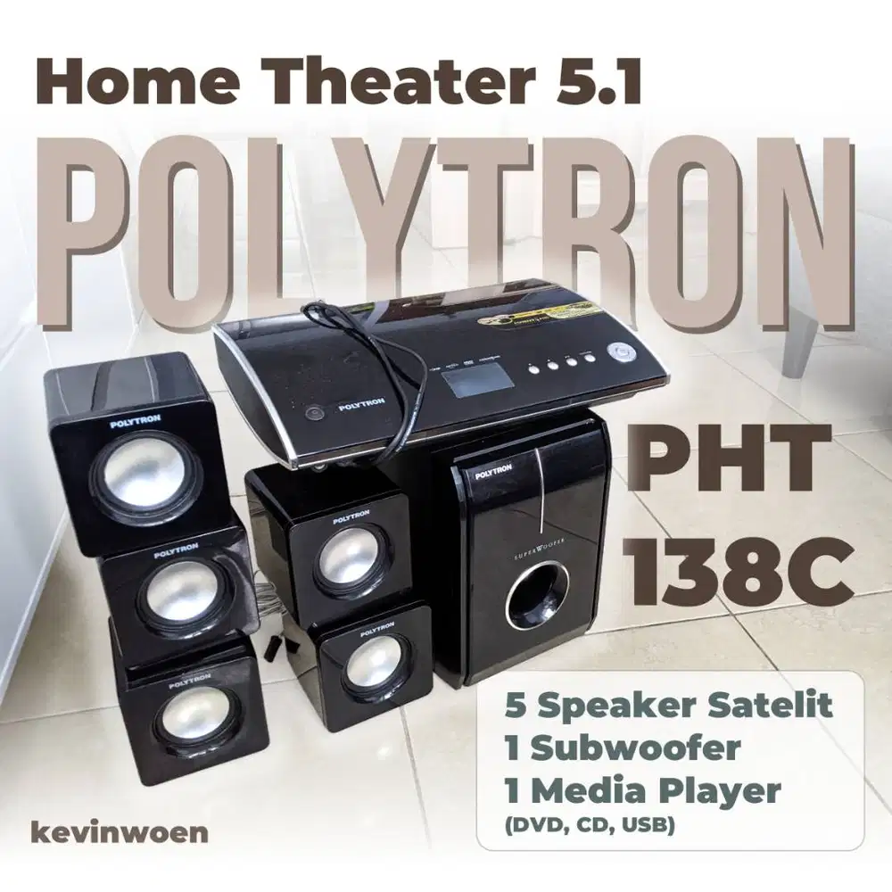Polytron PHT 138C - 5.1 Home Theater System