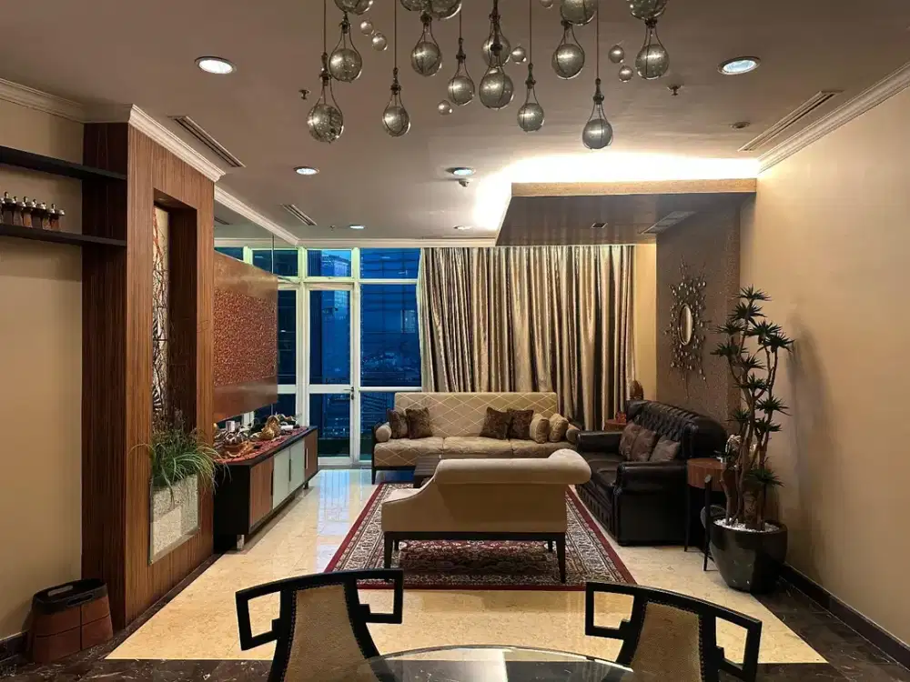 Best City View, Scbd, Kuningan Sewa Apartemen Bellagio Mansion Jakarta Selatan - 3+1 Bedroom Full Furnished Good Condition