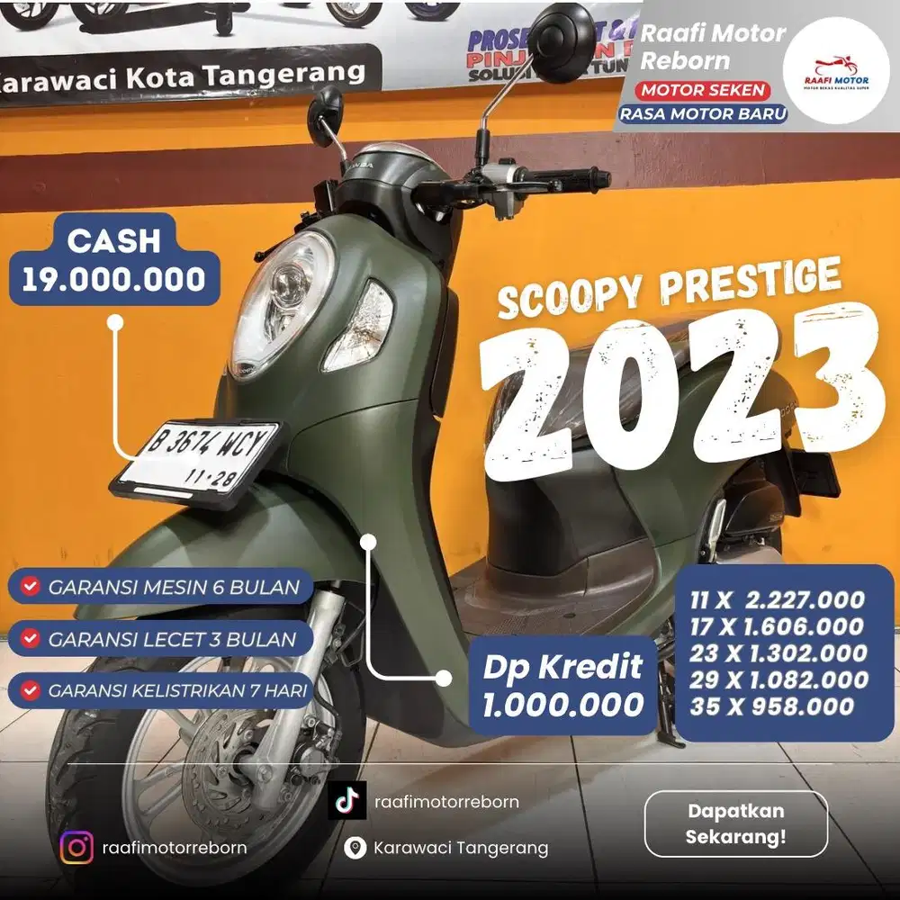 Scoopy Prestige 2023 [Garansi 6 Bulan]