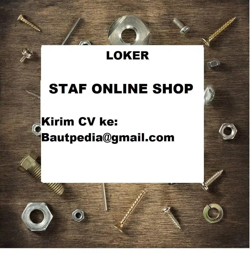 Lowongan Staf Online Shop