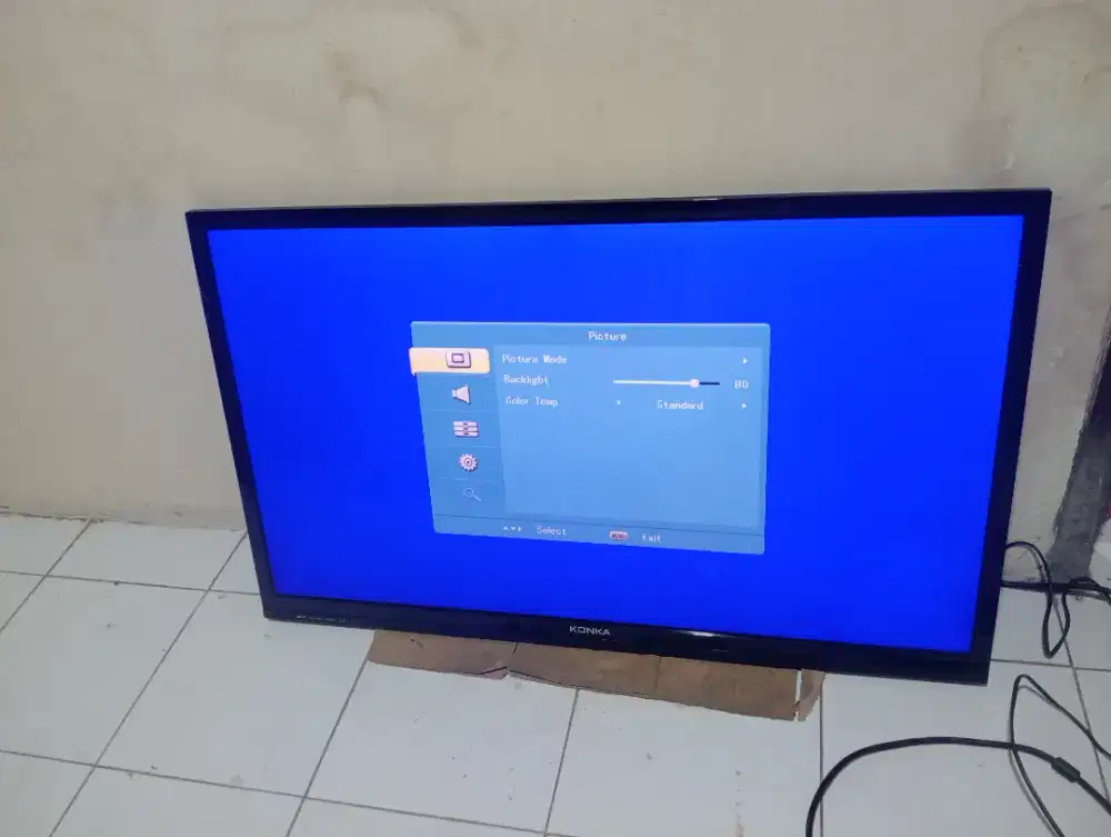 Tv LED konka 42 inch analong no minus