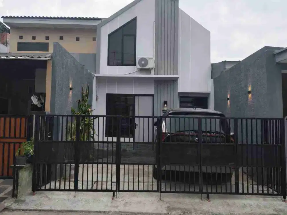 Di Jual Rumah Baru Minimalis modern Scandinavian 2 lantai siap huni dekat Summarecon Bekasi