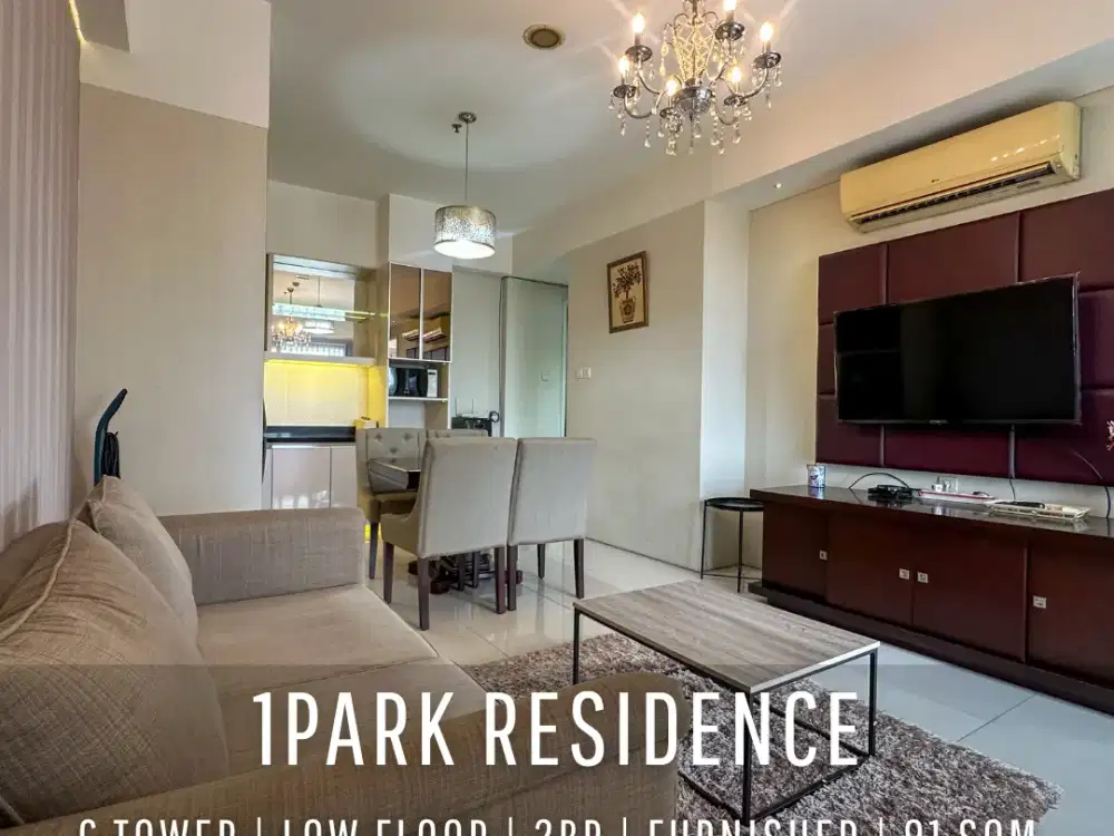 For Rent! 1Park Residence Tower C Low Floor with City View