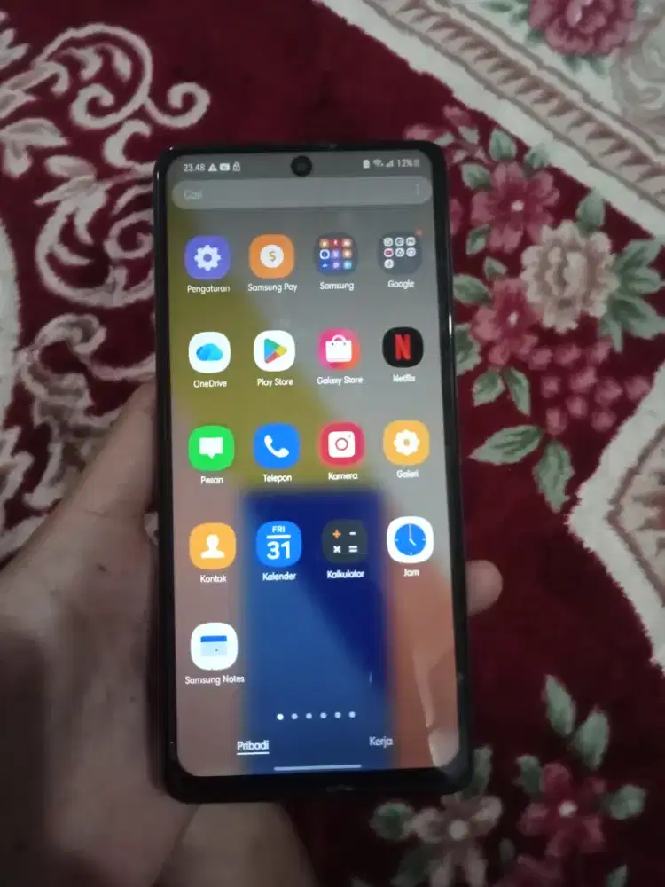 Rusak tampak belakang Samo lcd gantian