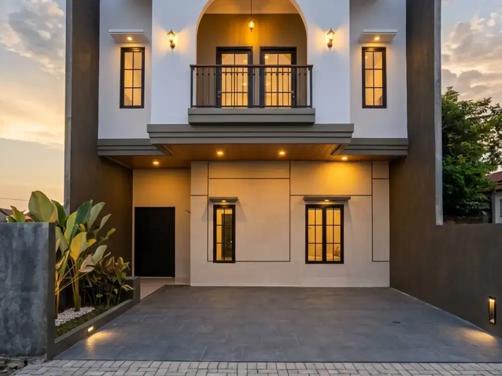 RUMAH SIAP HUNI DALAM TOWNHOUSE AKSES LEBAR PINGGIR JALAN