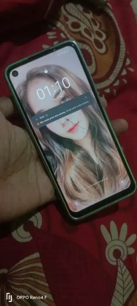 oppo a55 4/64 retak normal