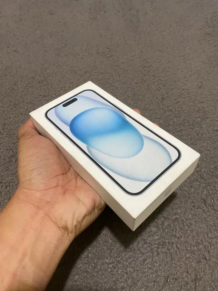 Di jual Iphone 15 128 GB Blue iBox New Segel