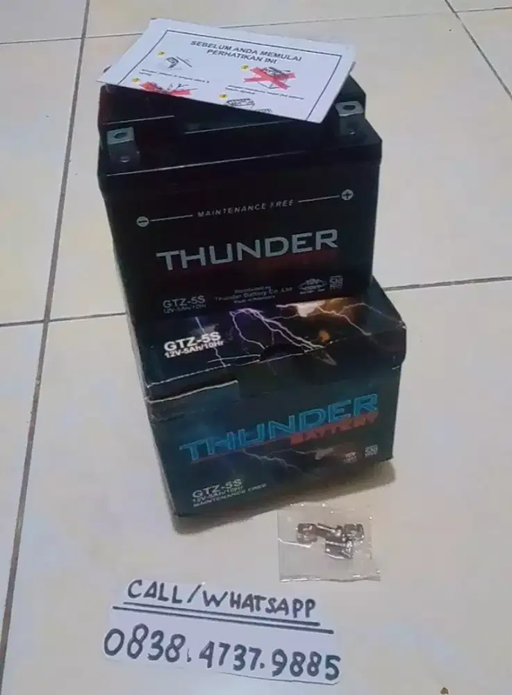 AKI MOTOR MERK THUNDER GTZ5S (BARU)
