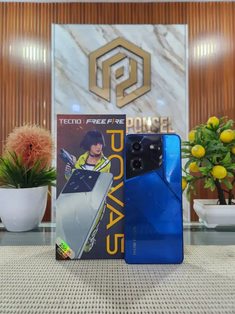 Tecno Pova 5 Ram 8+8Gb/ 256Gb Fullset Mulus Original 100% Bergaransi