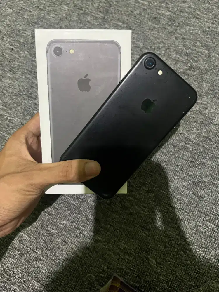 iphone 7g black 128gb inter full set