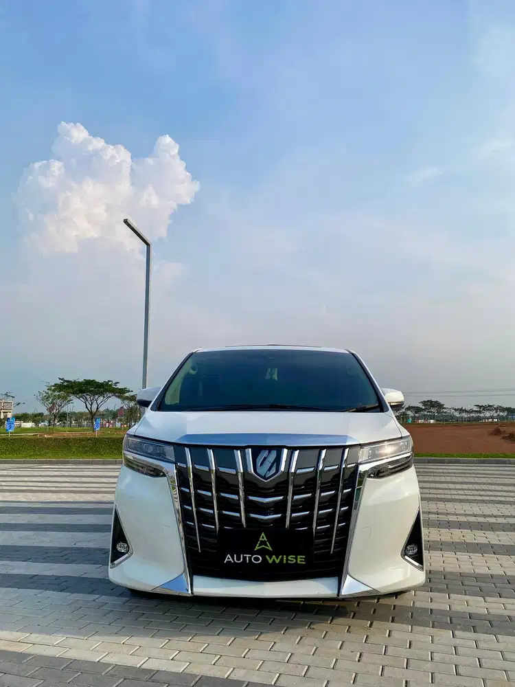 ALPHARD 2.5 G ATPM 2021 WHITE ON BEIGE
