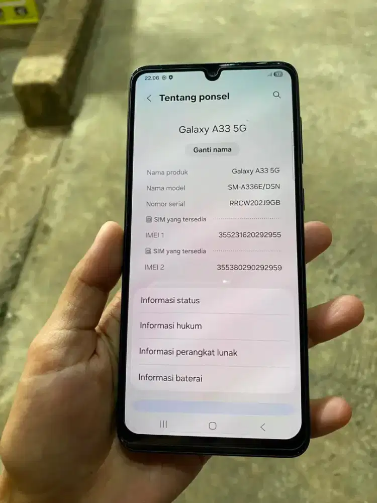 Samsung A33 5G 8/128 Resmi Sein