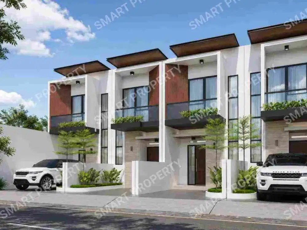DI JUAL 4 UNIT RUMAH INDENT  2 LANTAI AKSES MOBIL BISA KPR DI CONDET JAKTIM
