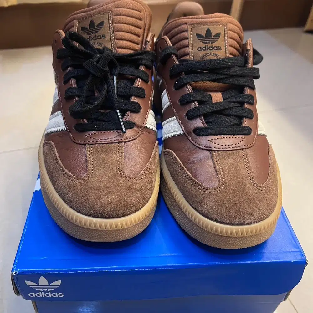Sepatu adidas samba Xlg brown NEW