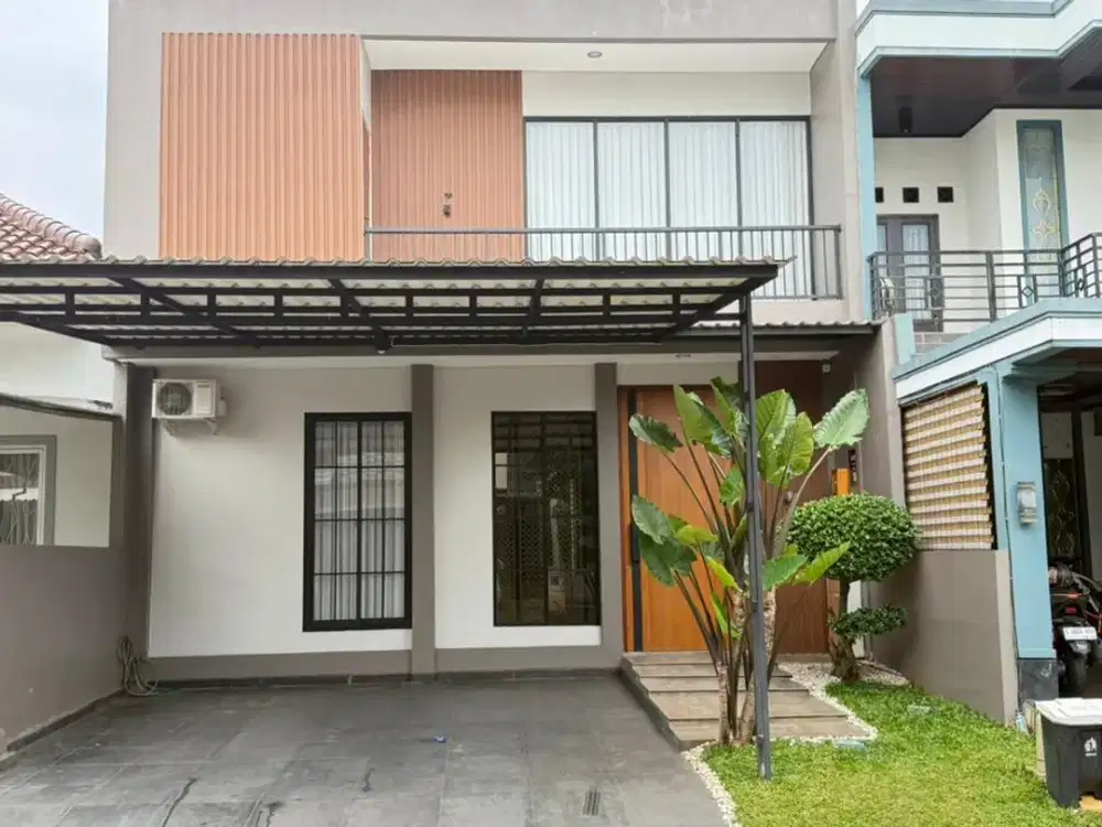 DIJUAL RUMAH ELEGAN PLUS FURNISH DI CLUSTER VALENCIA, GRAHA RAYA TANGERANG SELATAN