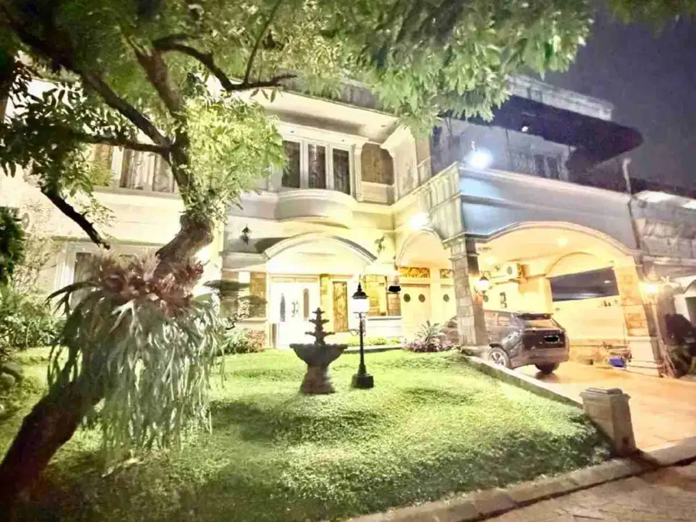 Rumah elegan 3 lantai 6,2 M lokasi premium puri sriwedari cibubur full furnished