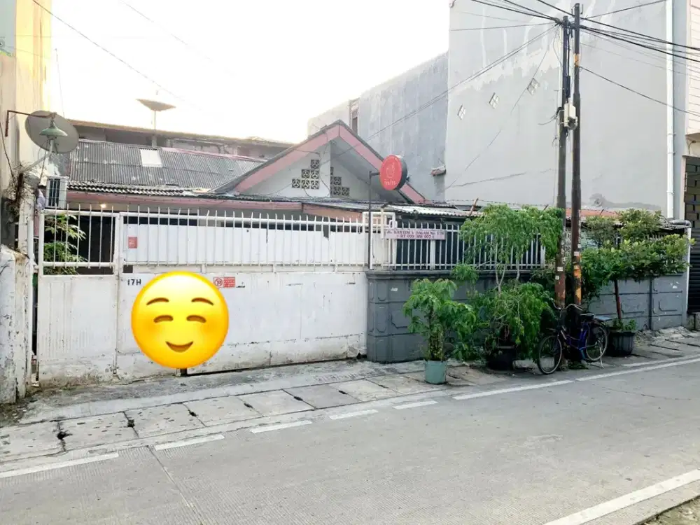 Rumah 1 Lantai Kartini Jakarta Pusat Dekat Prj Kemayoran Mall Toll Ancol