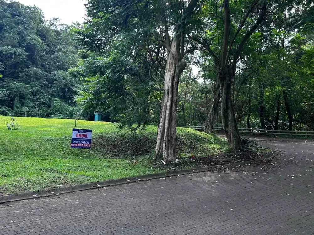 Suasana Puncak Kavling Hoek Monte Carlo The Green BSD –  Posisi Pojok Super Privat & Tenang | Nuansa Villa & Dekat Aliran Sungai Mengalir