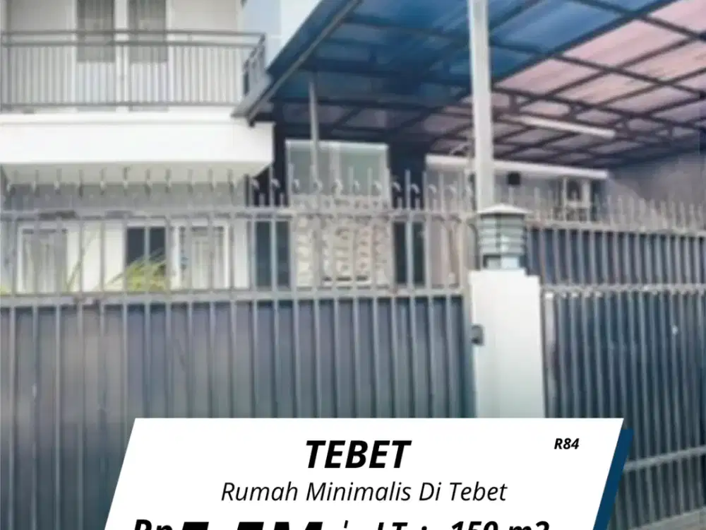 Di jual rumah Tebet minimalis (R84)