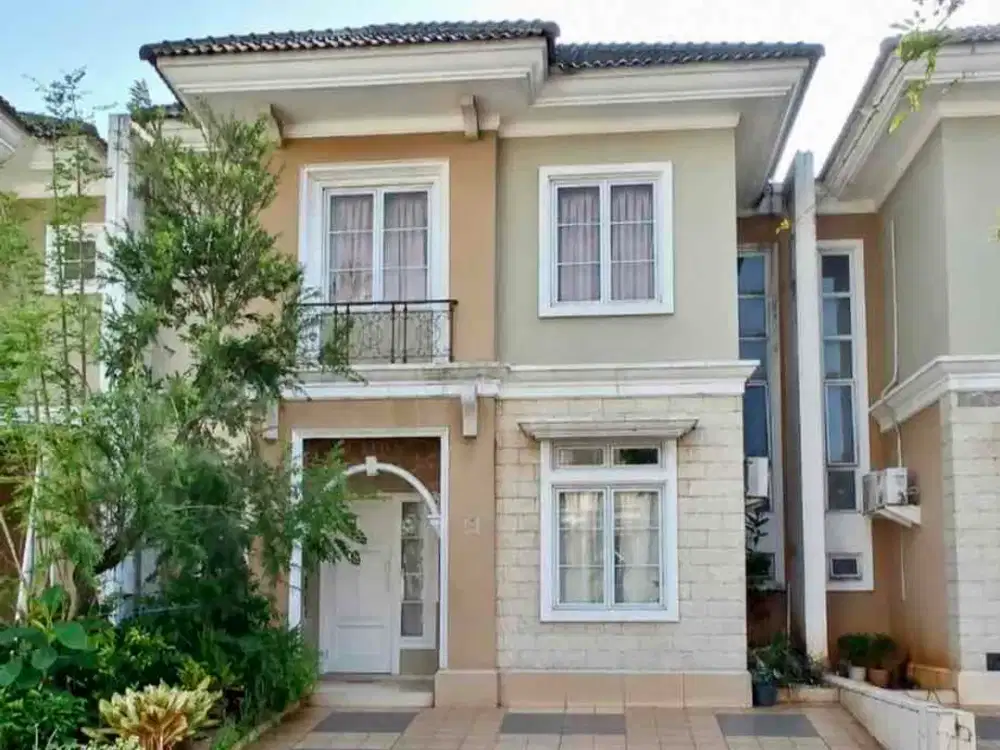 DIJUAL RUMAH SIAP HUNI 2 LANTAI CLUSTER TRIMEZIA DI GADING SERPONG