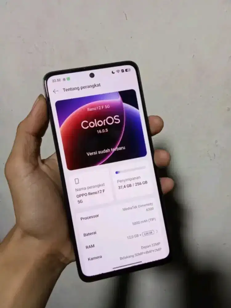 Oppo Reno 12f 5g mlus hp csan ori