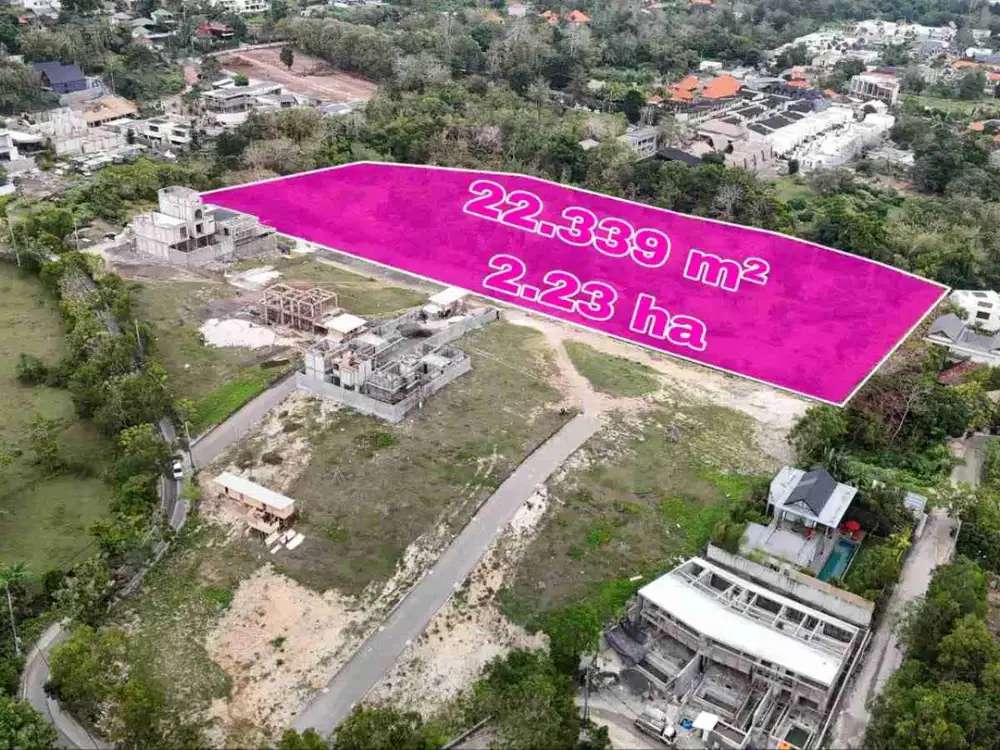 Tanah Besar Murah Zona Pariwisata Cemongkak Pecatu Bali