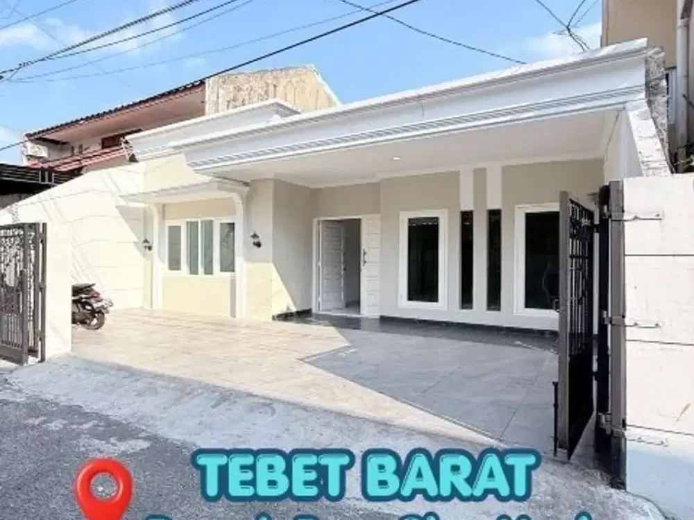 Dijual Cepat Rumah Tebet Barat Lokasi Strategis Nyaman Jalan 1 Mobil