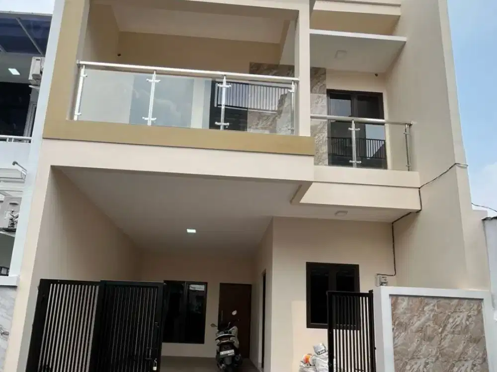 DIJUAL RUMAH Baru 2 Lantai Di Bintara, Bekasi Barat Bebas Banjir