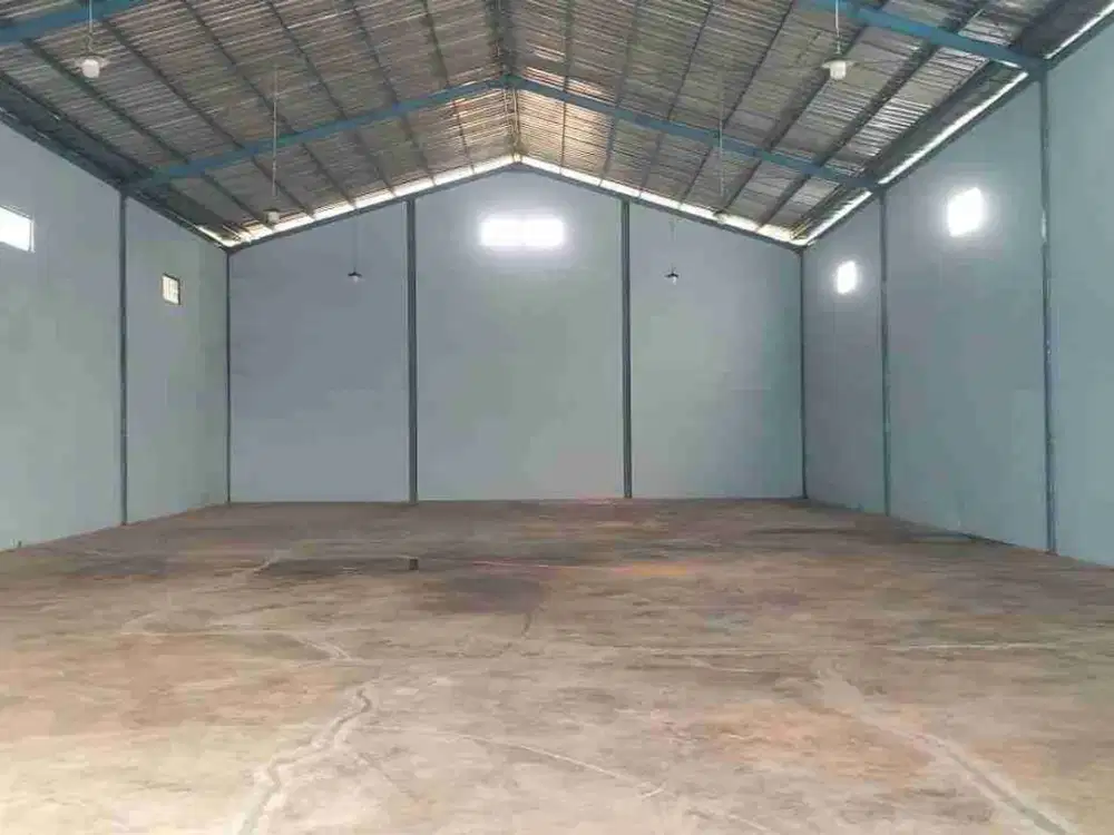 Disewakan Gudang baru akses container 20ft di Mustika Jaya Bekasi