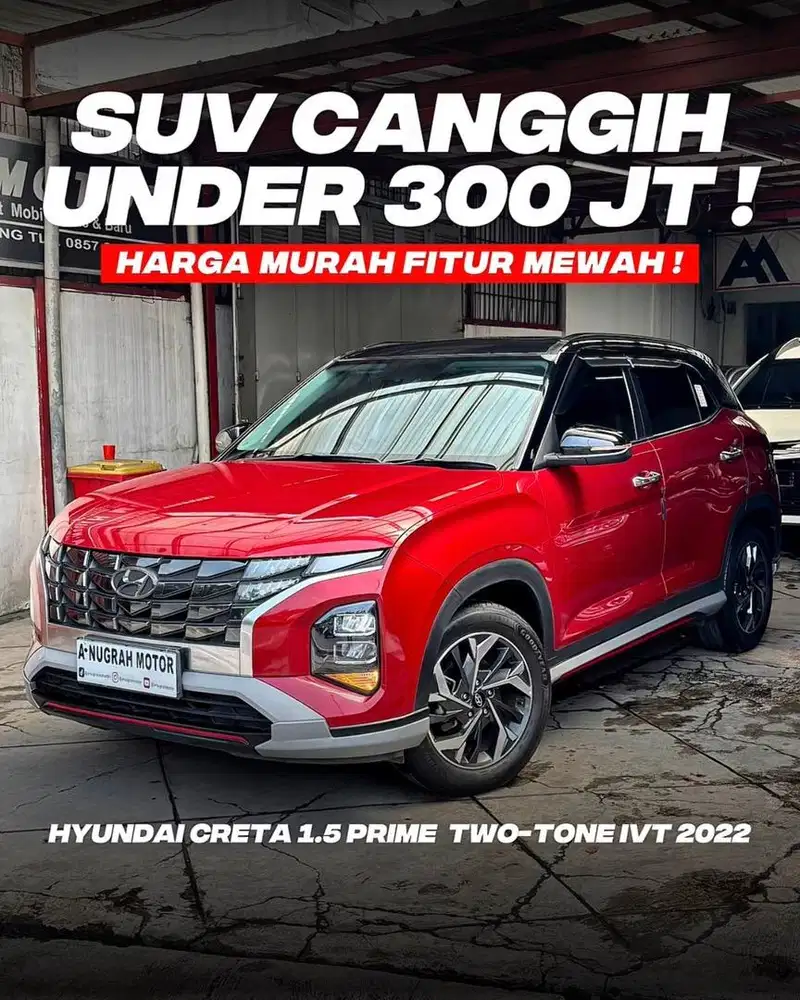 KILOMETER 30RIBU !! Hyundai CRETA PRIME MATIC 2022 || ANM