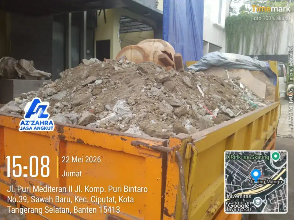 Buang puing dan pengurugan