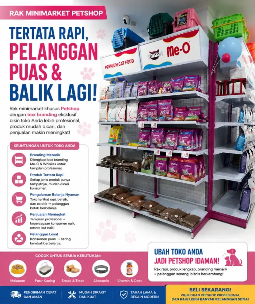 Rak Gondola Besi Berkualitas