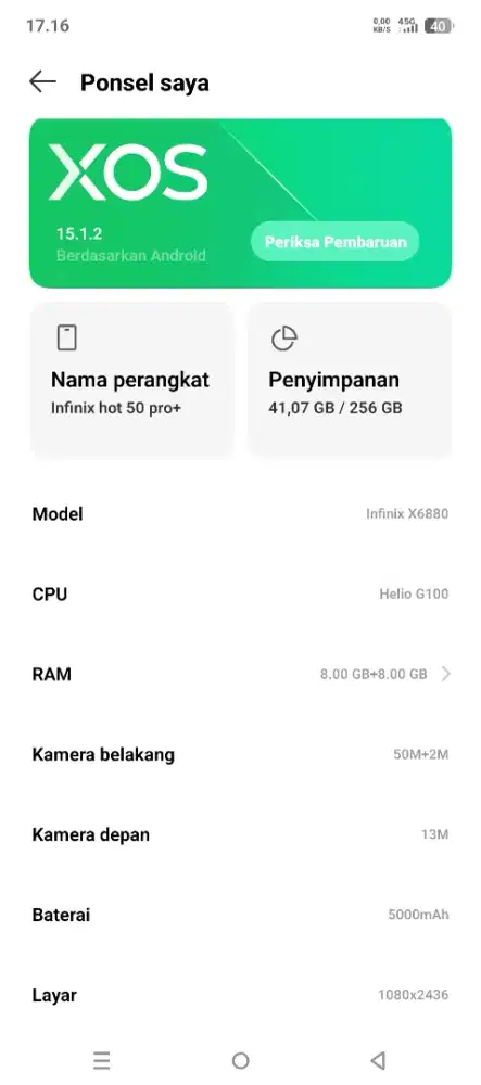 Infinix Hot 50 pro plus