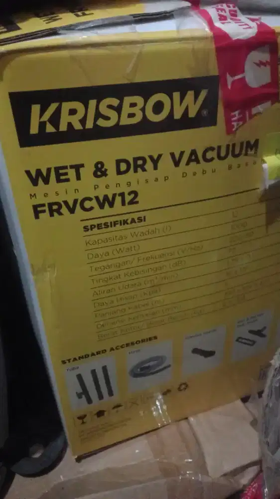 Krisbow Wet and Dry Vacuum 12 Liter