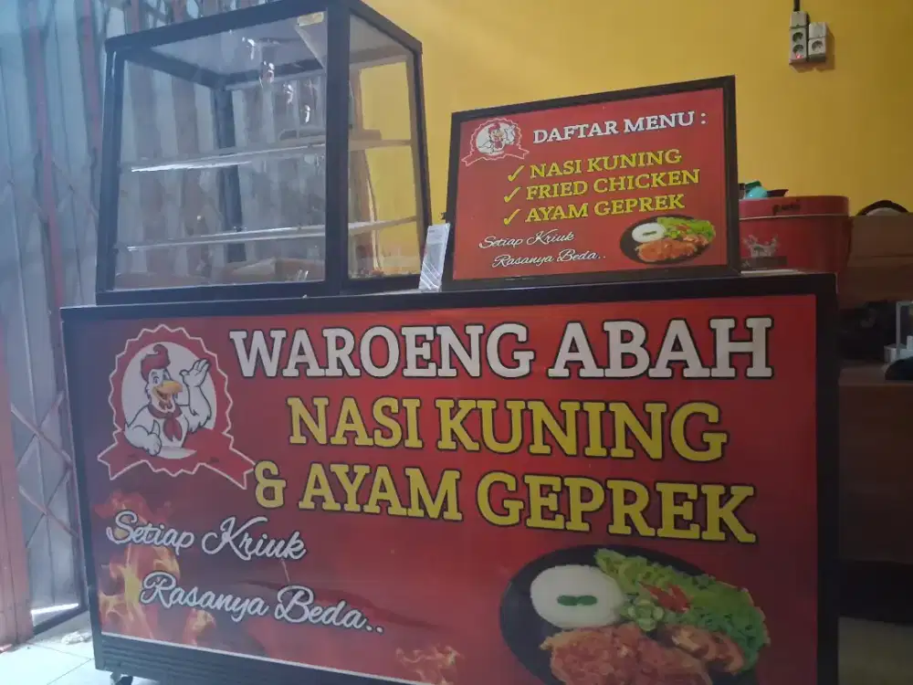 etalase pluus grobak di jual murah