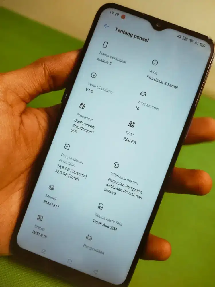 Realme 5 3/32 hp casan