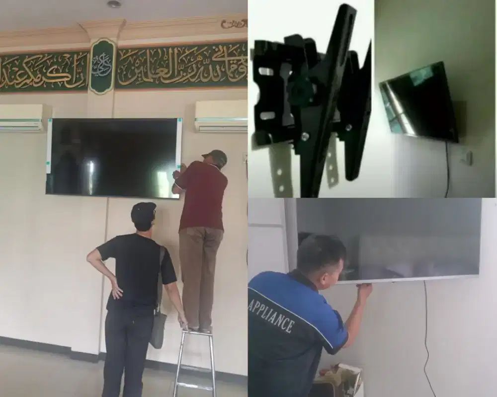 Braket +pasang atau jasa pasang terima rapih breket bracket led tv