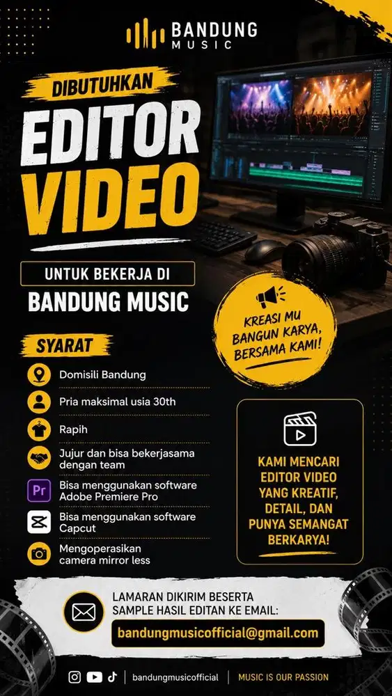 Dicari Editor Video