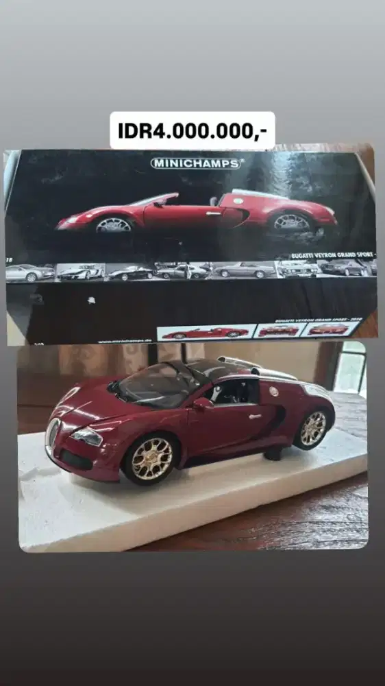 Die cast Burago, Minichamps limited collection.