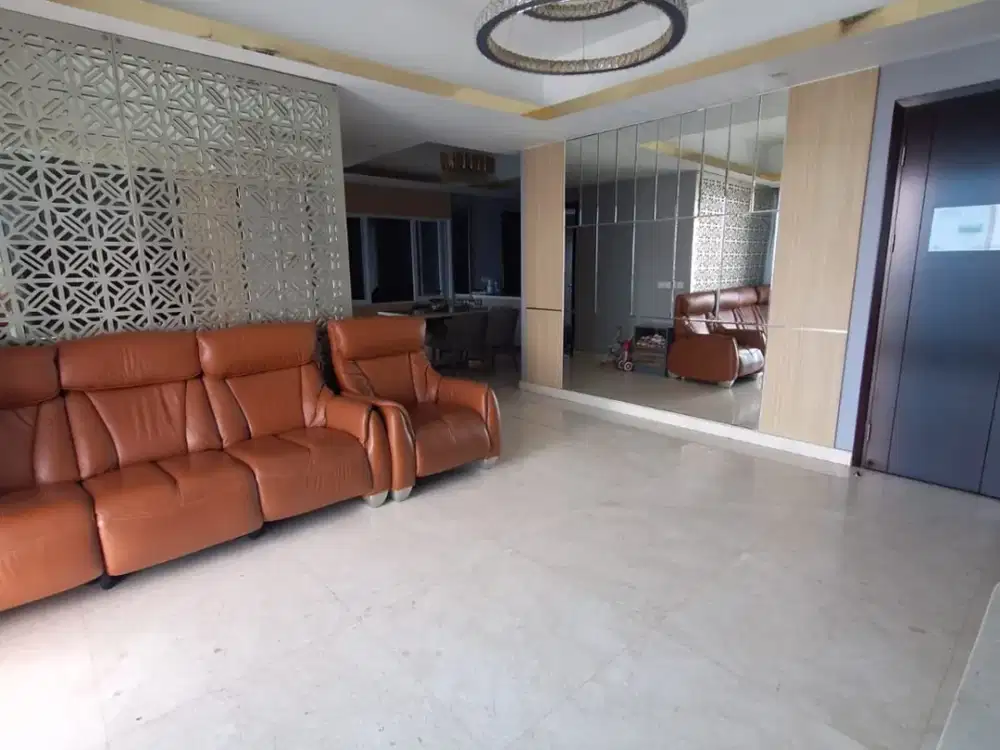 TURUN HARGA APARTEMEN MEWAH KENSINGTON – PRIVATE LIFT & FULL FURNISHED LB 148,7m2 harga 4,8M sekarang