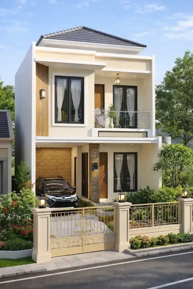 Rumah luas  mewah dua lantai keamanan 24 jam dekat ADA setia Budi