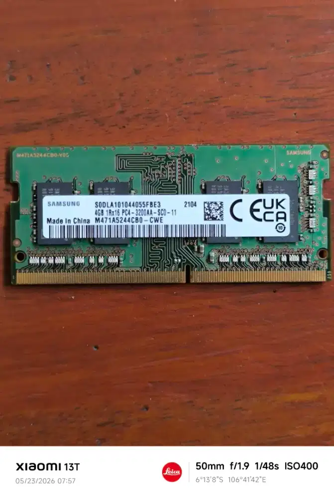 Sodimm Samsung DDR4 4GB PC 3200