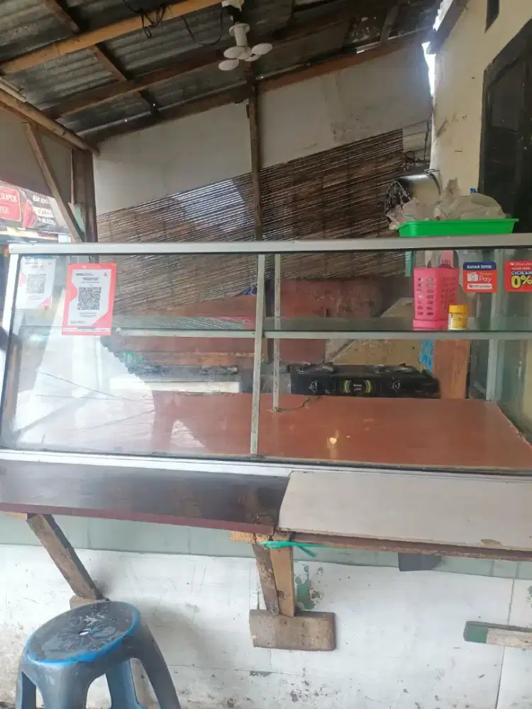 Etalase buat warteg/pecel