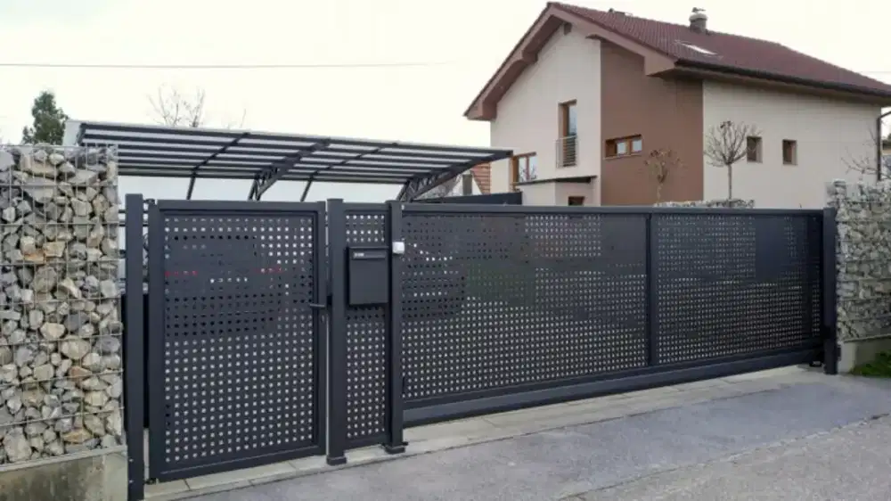 Pagar Minimalis Modern: Kombinasi Sempurna Keamanan & Estetika!