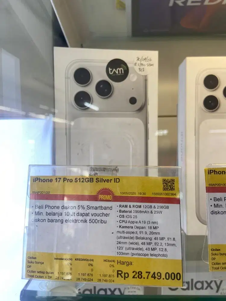 iPhone 17 Pro 512GB Silver