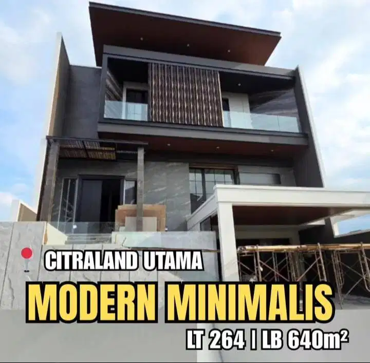 Dijual Rumah Baru Gress nomer Cantik Minimalis Waterfront Citraland