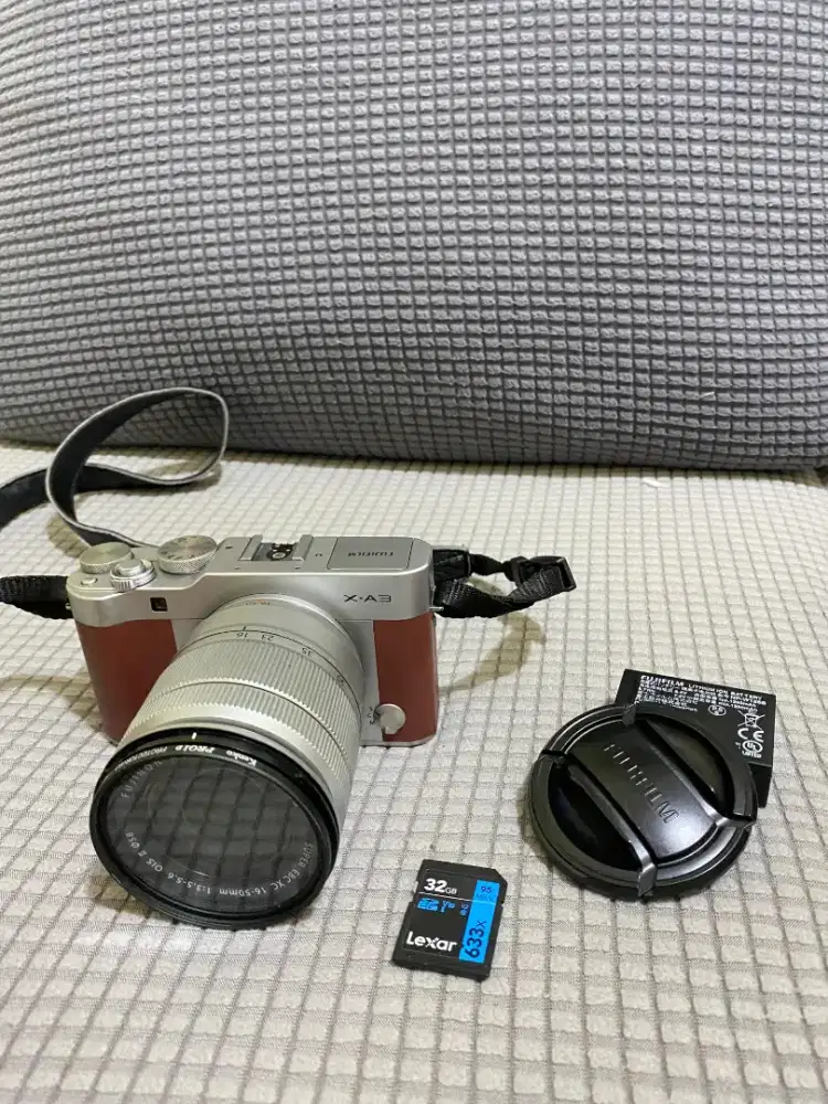 Mirrorless Fujifilm XA3, fujifilm XA3, kamera fujifilm xa3